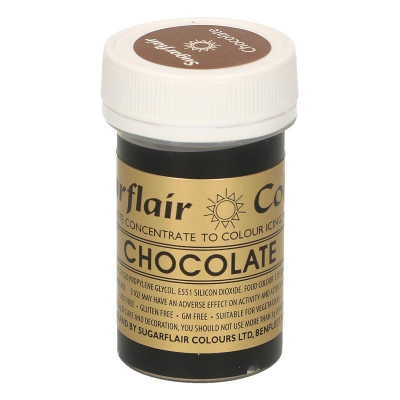 Koncentreret Chokoladebrun Pastafarve 25 G – Uundgåelig til Bagning!