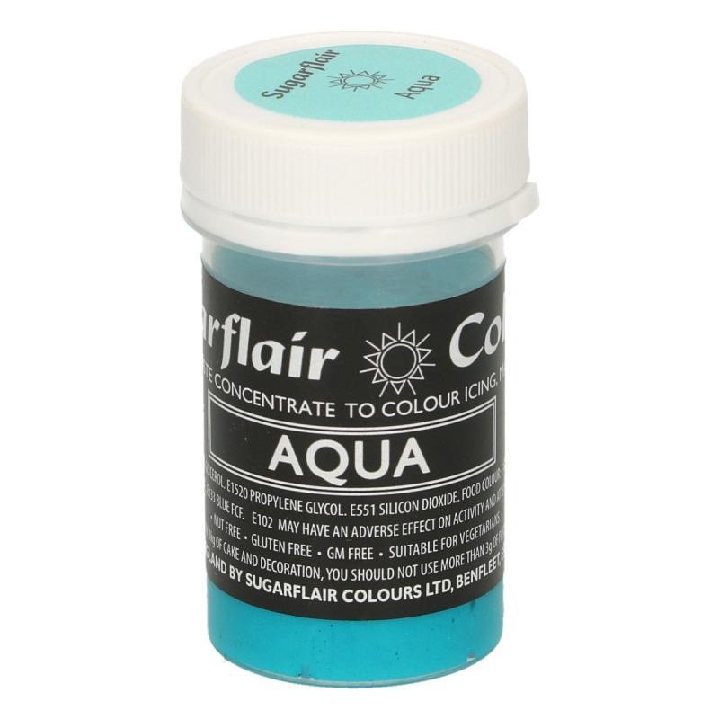 Koncentreret Pastafarve - Pastel Blå Aqua 25 g til Bagning