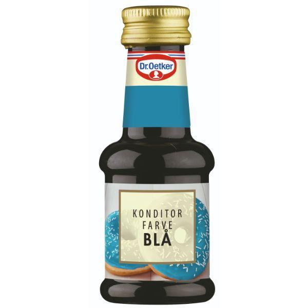 Konditorfarve Blå 38 Ml fra Dr. Oetker - Udsalg!