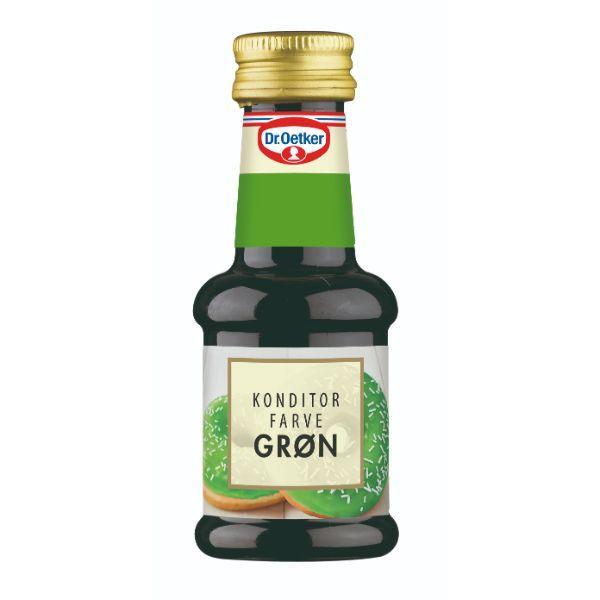Grøn Konditorfarve 38 Ml fra Dr. Oetker - BageTilbud!