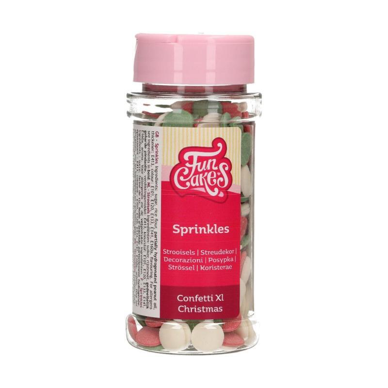 Krymmel Confetti XL til Jul - Festligt Kagepynt 55 g
