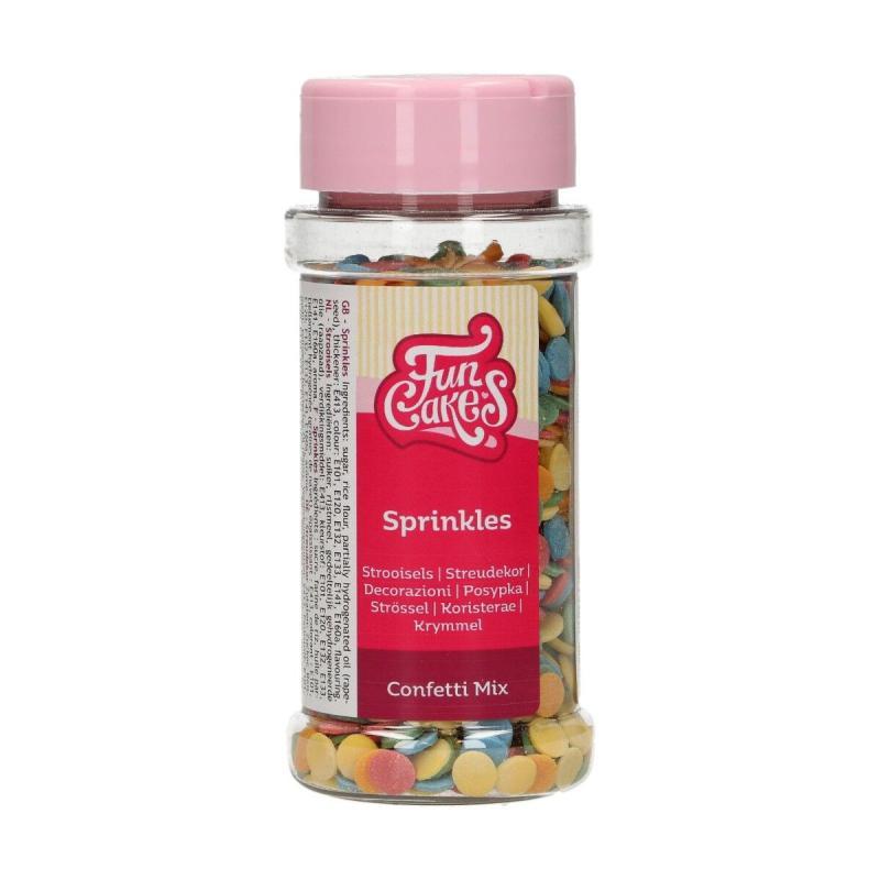 Krymmel Confetti Mix 60 G - Festligt Kagepynt til Bagning