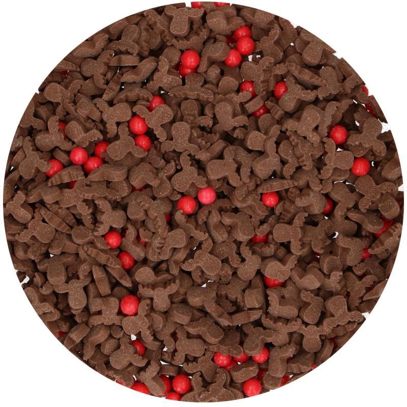 Krymmel Rensdyr Mix 55 G - Festlig Kagepynt til Alle Anledninger!