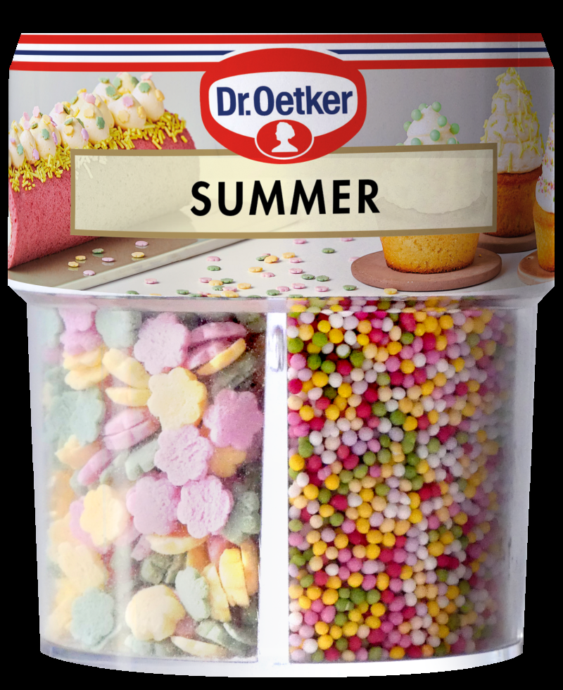 Krymmel Summer 88 G fra Dr. Oetker - Spiseligt pynt til kager