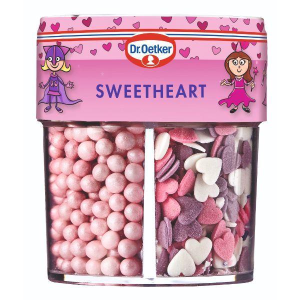Krymmel Sweetheart 78 G - Farverigt spiseligt pynt fra Dr. Oetker