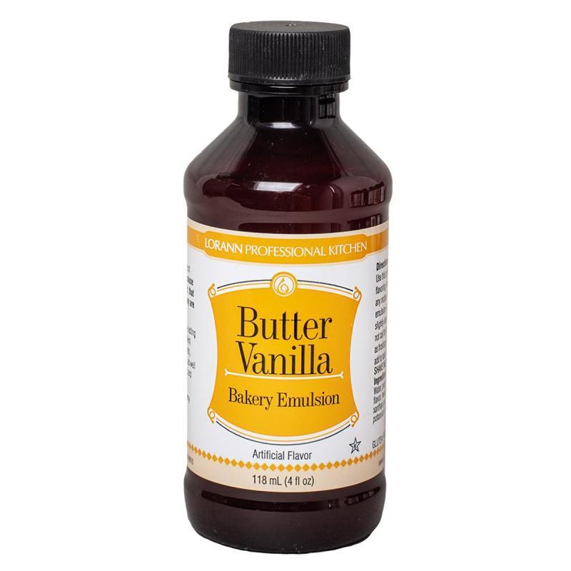 Lorann Butter Vanilla Emulsion 118 ml - Bagning Aroma