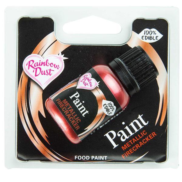 Metallisk Spiselig Maling i Rose Kobber - 25 ml Tilbud!