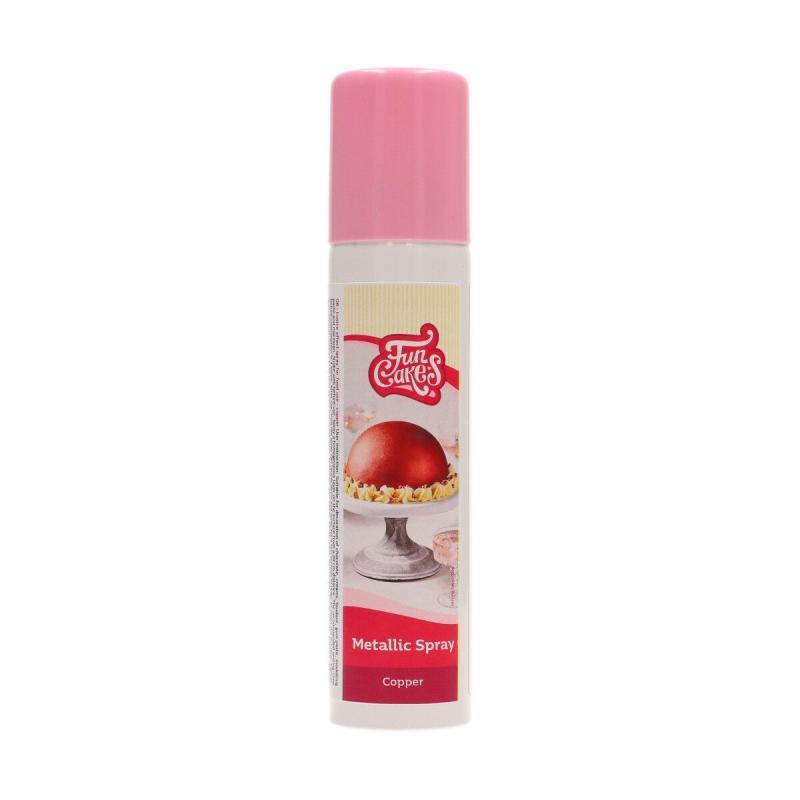 Metallisk Kobberspray 100 Ml - Elegant Kagepynt på Tilbud!