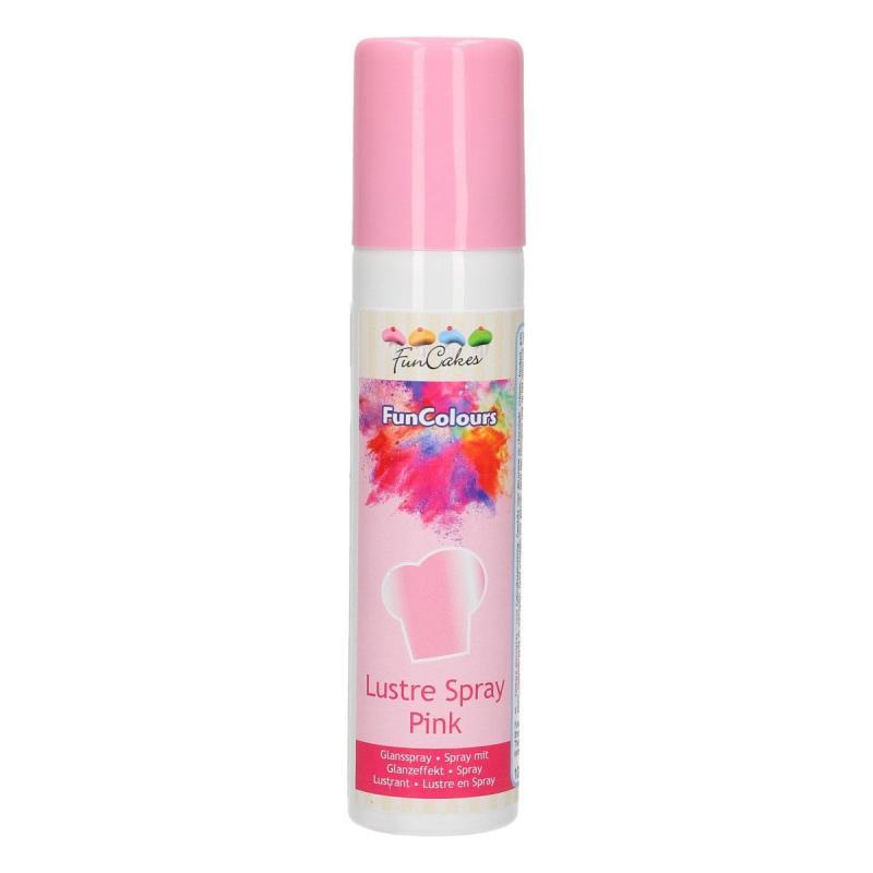 Metallisk Pink Spray 100 Ml til Kager fra FunCakes
