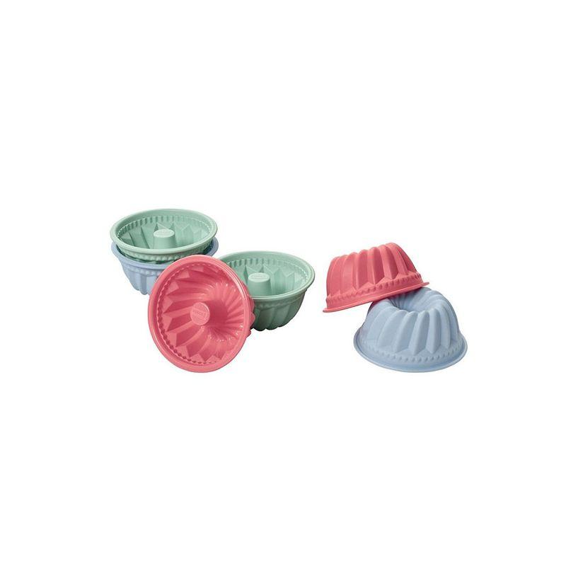 Mini Gugelhupf Silikoneforme 6 Stk - Bagning med Stil!
