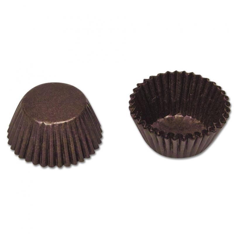 Mini Muffinsforme i Brun - 100 Stk Tilbud