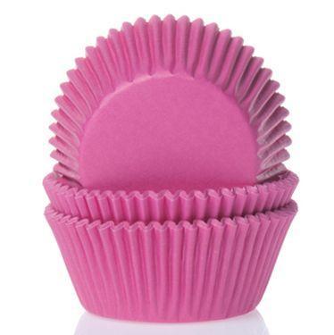 Mini Muffinsforme Mørk Pink - 60 Stk til Festlige Anledninger