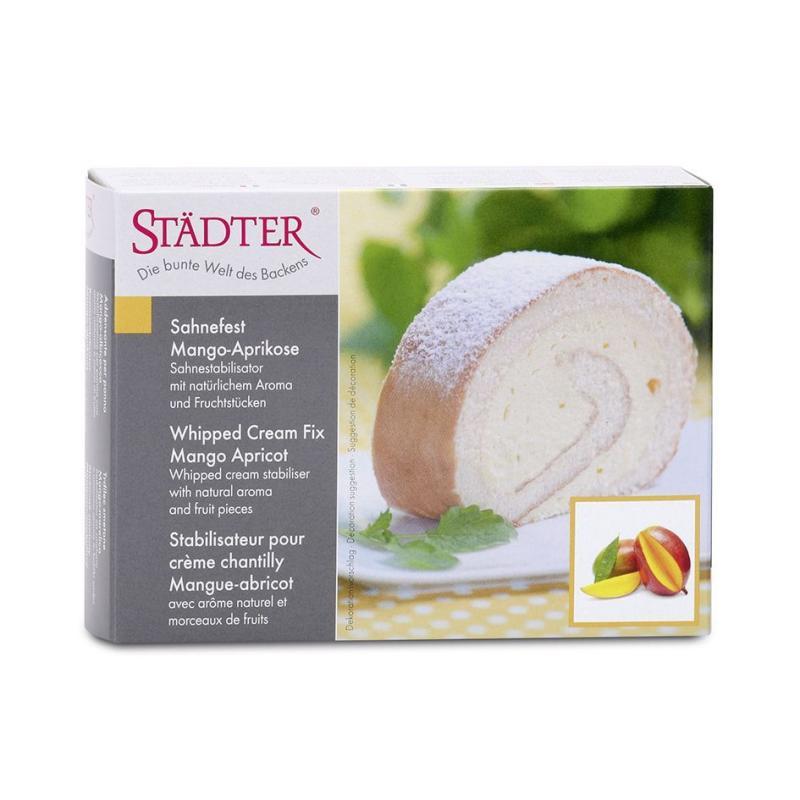 Moussepulver med Mango og Abrikos 125 g - Klar til brug