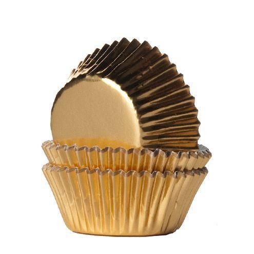 Mini Muffinsforme i Guld – 36 Stk. til Bagefest!
