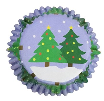 Juletræ Muffinsforme 30 Stk - Ideel til Bagning!