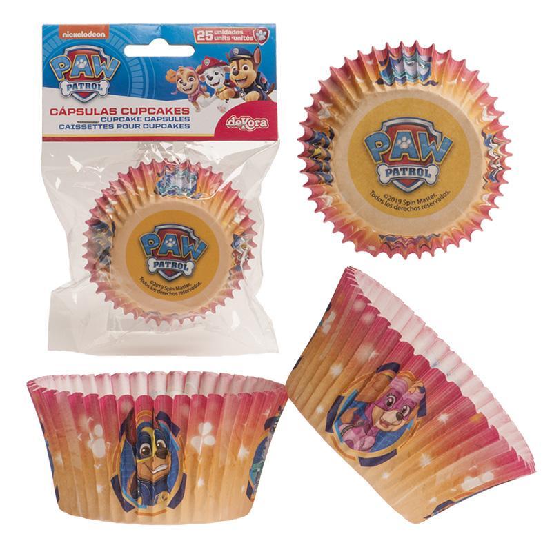 Paw Patrol Muffinsforme - Ekstra Tykt Papir, 25 Stk