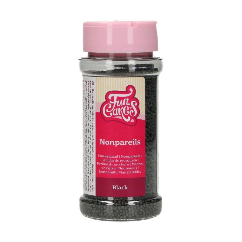 Nonpareils Sorte Sukkerkugler 80 G – Perfekt til Kager