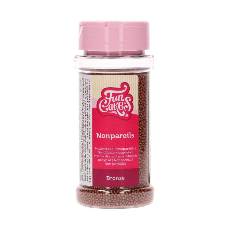 Nonpareils Bronze 80 G – Glitrende Kagepynt til Festlige Anledninger