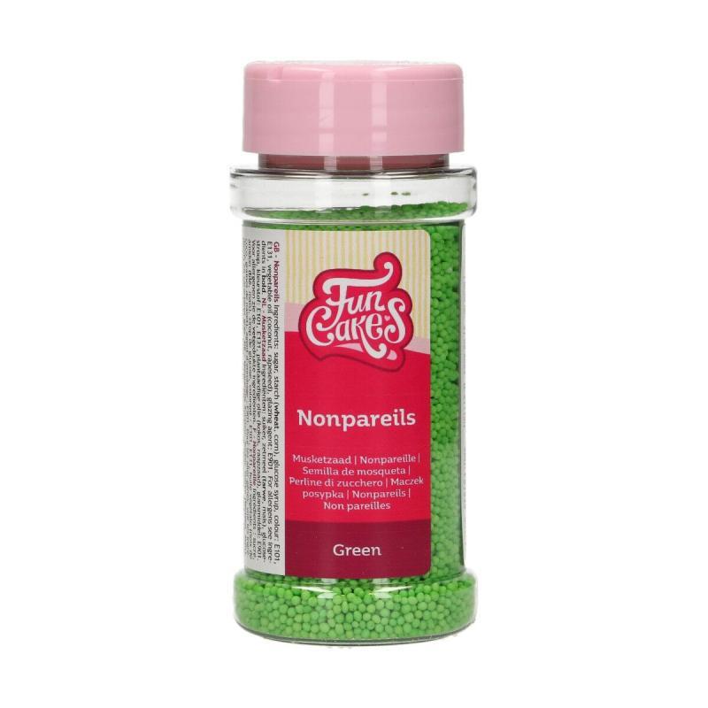 Nonpareils Grøn 80 G – Festlig Pynt til Bagning
