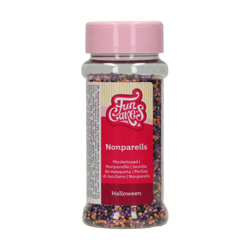 Halloween Nonpareils 80 G - Farverigt Kagepynt til Festen