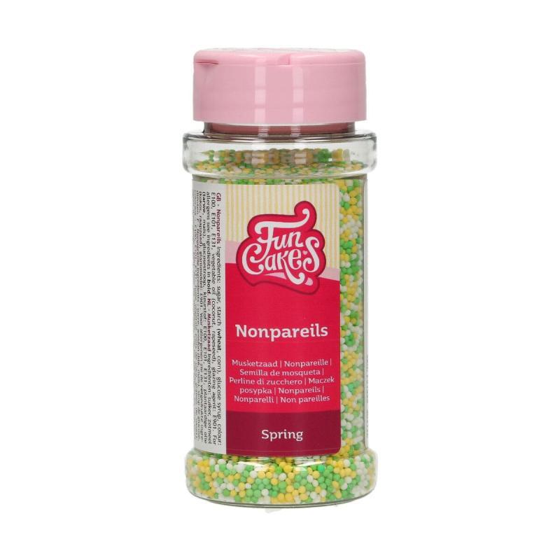 Nonpareils Spring 80 G – Farverige Sukkerkugler til Bagning