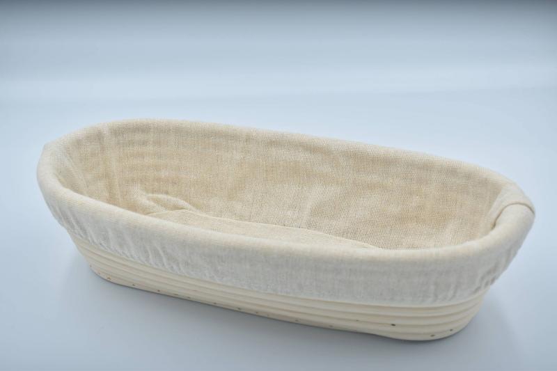 Oval Rattan Hævekurv 30x14cm – Ideel til Bagning!