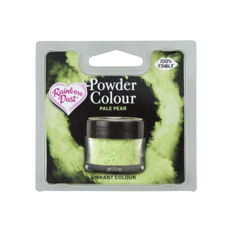 Pale Pear Pulverfarve fra Rainbow Dust - Kagepynt 4 g