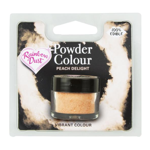 Peach Delight Pulverfarve fra Rainbow Dust - 4 G