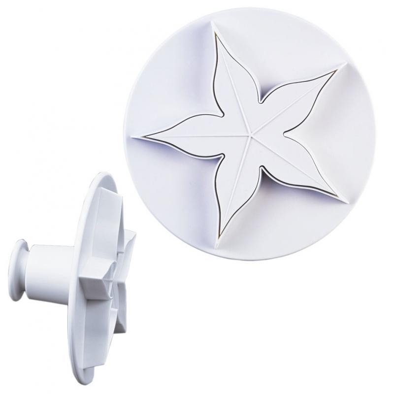 Plunger Udstikker Lilje Large - Perfekt til Kagedekoration!