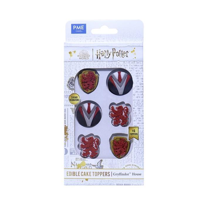 PME Gryffindor Spiselige Toppers – 6 Stk til Bagning