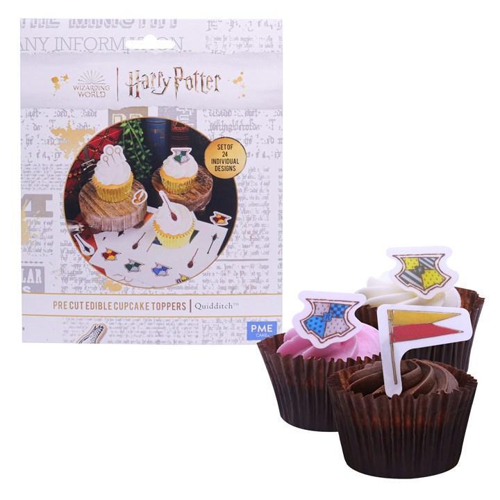 Harry Potter Quidditch Cupcake Prints – 24 Stk Sukkerpapir