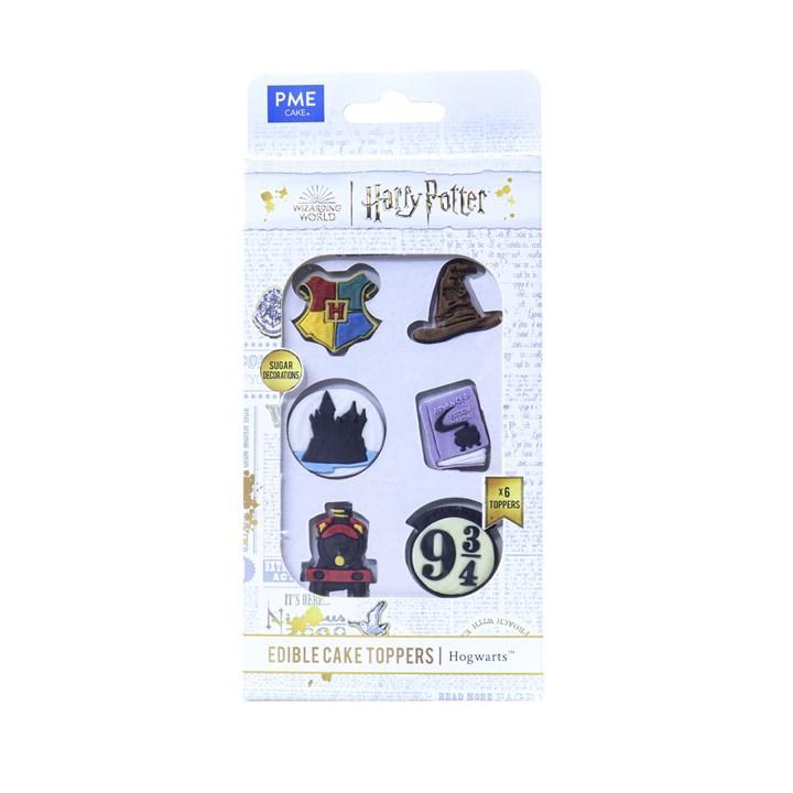 PME Hogwarts Spiselige Toppers - 6 Stk til Festlige Kager