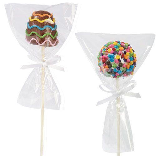 Popcakes Poser med Bånd - 12 Stk til Bagning