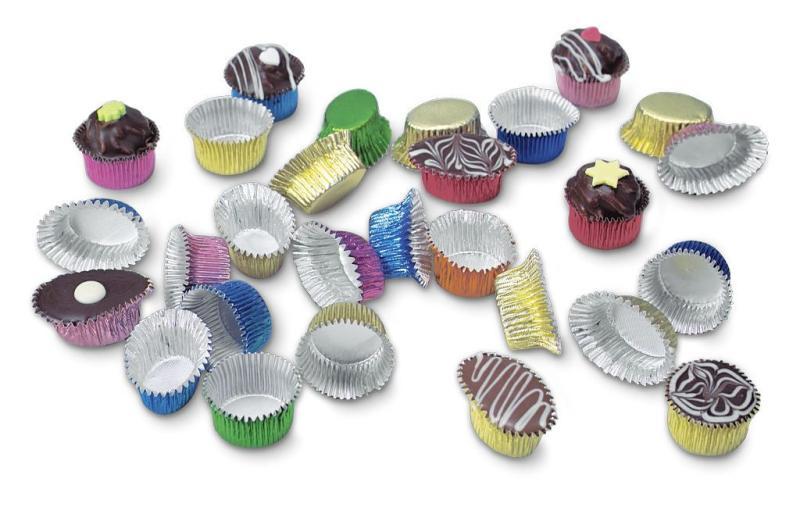 Praline Kapsler i Aluminium - 50 Stk Tilbud!