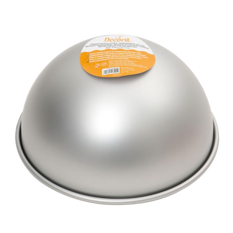 Professionel Aluminium Halvkugleform 15 cm til Bagning