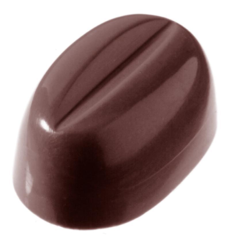 Professionel Chokoladeform i Polycarbonat - Kaffe Bønne