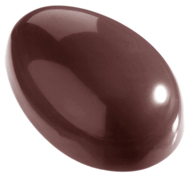 Professionel Polycarbonat Chokoladeform - Glatte Æg 4,3 cm