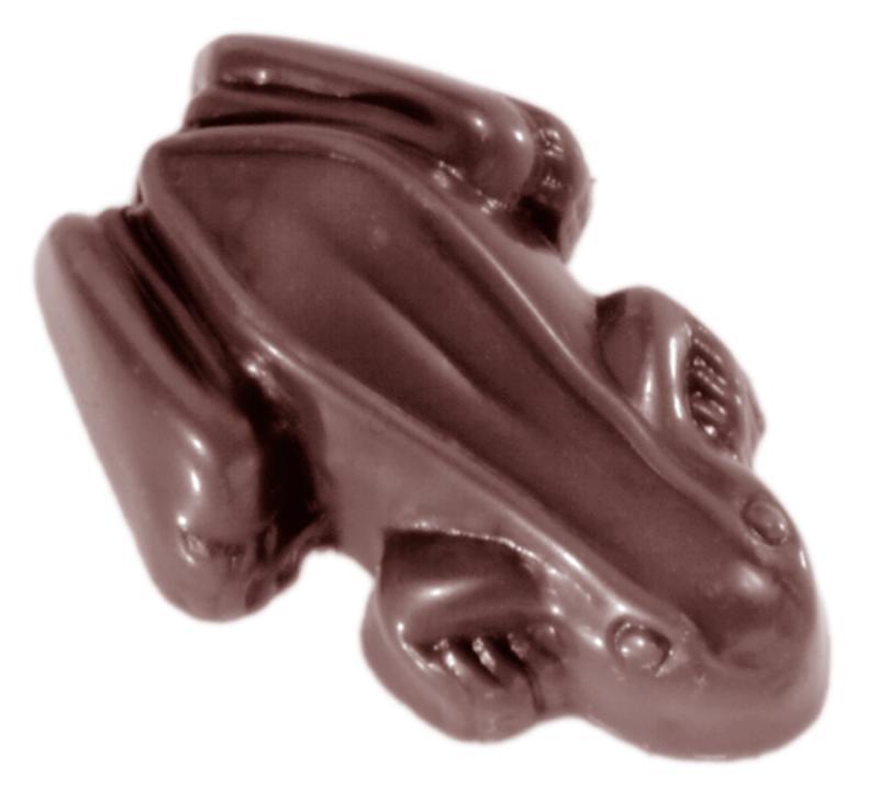 Professionel Polycarbonat Chokoladeform - Frog 3 G Cw1445