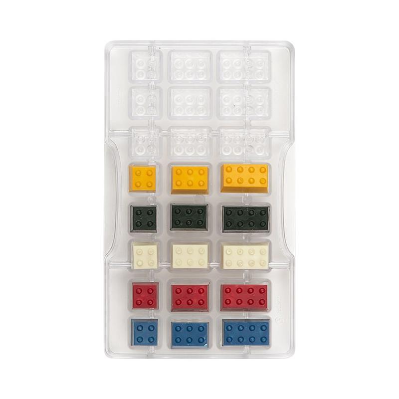 Professionel Polycarbonat Chokoladeform - Små Blokke