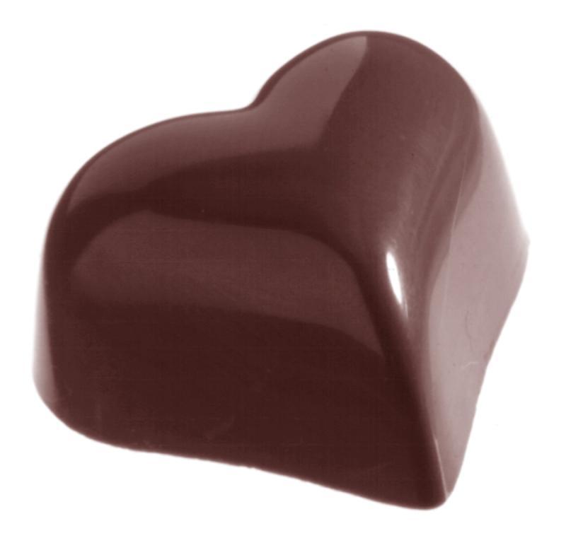Professionel Polycarbonat Chokoladeform - Lille Hjerte 9g