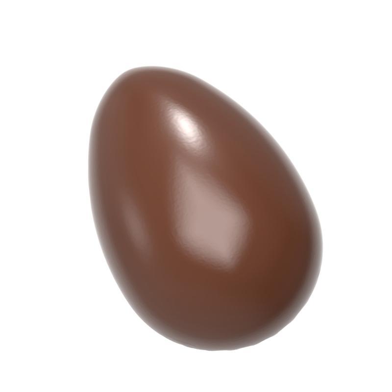 Professionel Polycarbonat Chokoladeform - Smooth Egg 3,3 cm