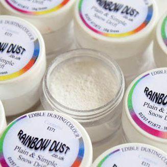 Pulverfarve Snehvid 4 G - Ideel til kage dekorationer!