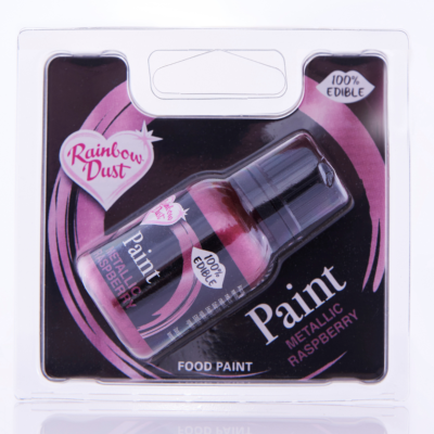 Rainbow Dust Metallic Raspberry Spiselig Maling 25 ml