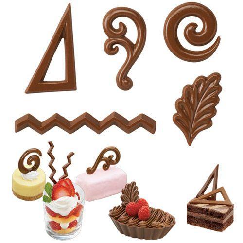 Slik Chokoladeform til Dessertpynt - Stort Udvalg!