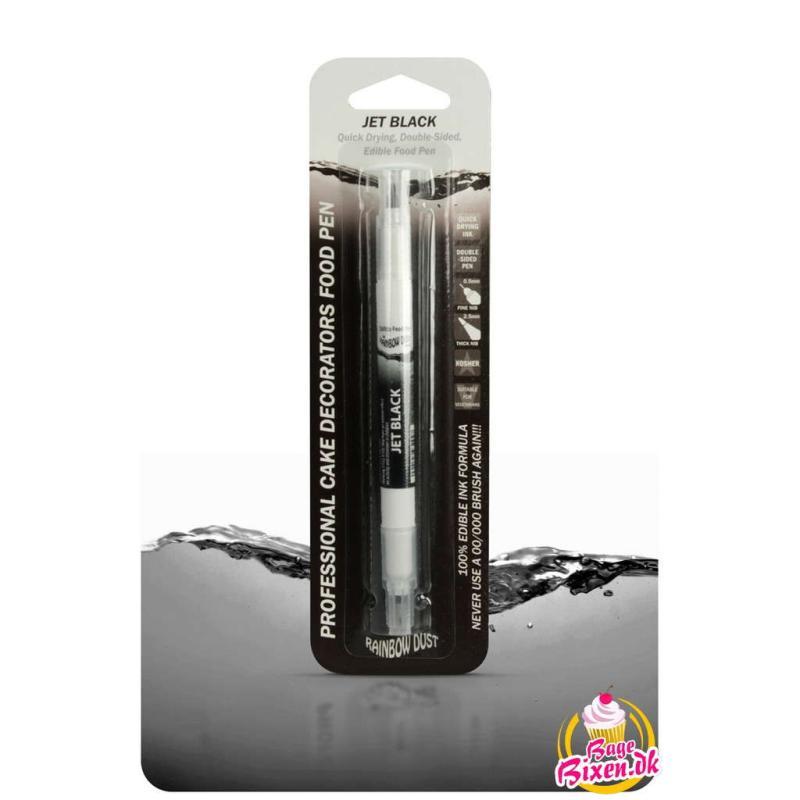 Spiselig Tusch Sort - Perfekt til Kager og Søde Sager