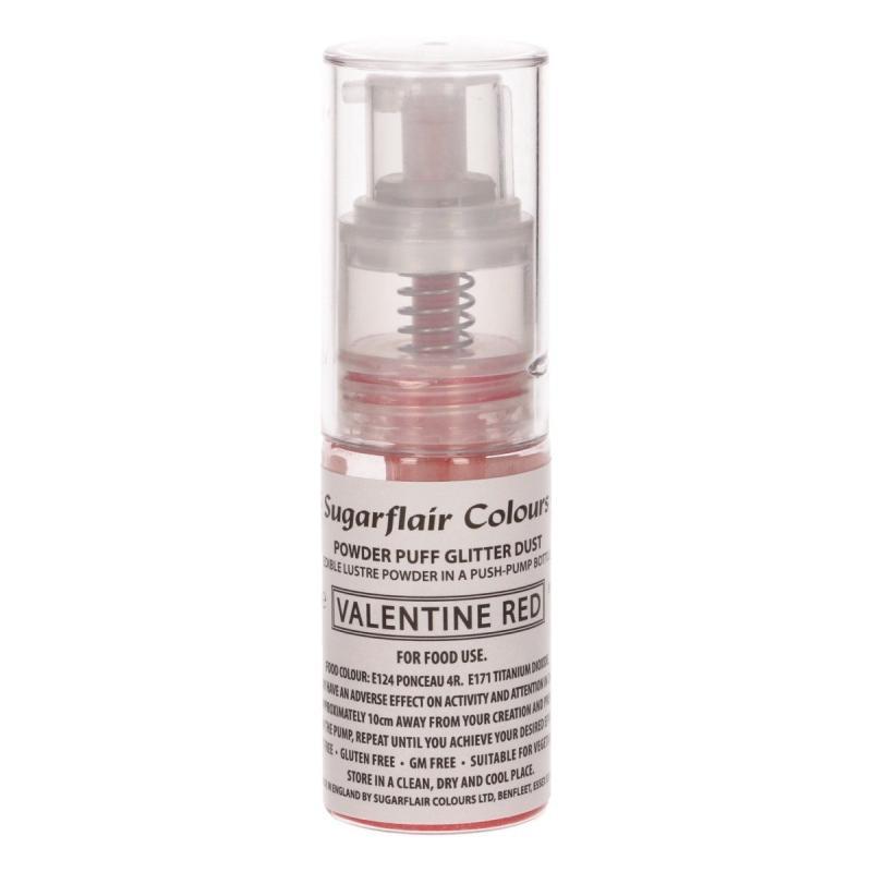 Sprayfarve Valentine Rød 30 Ml - Sugarflair Tilbud!