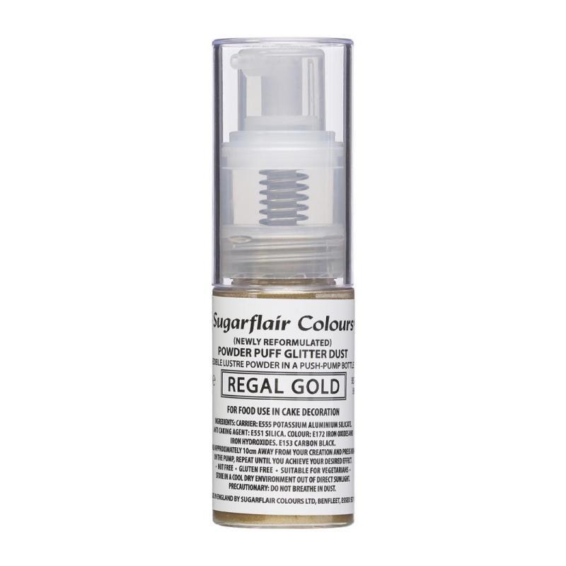 Glimmer Spray Regal Gold 10 G – Perfekt til Kagedekoration!
