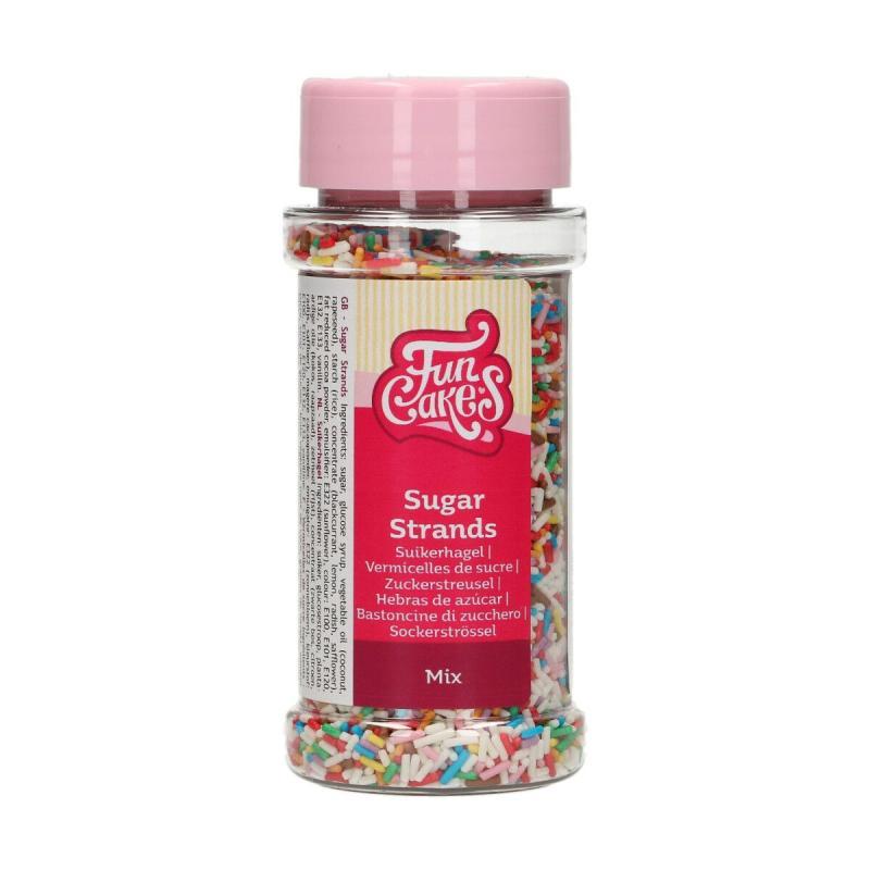 Sukkerstråder Mix 80 G - Perfekt til Kager og Desserter