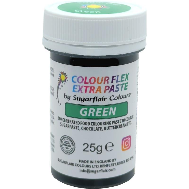 Sugarflair Colourflex Grøn Pastafarve 25g - Fantastisk Tilbud!