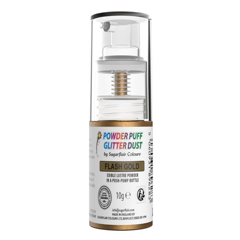 Sugarflair Flash Gold Spray til Glitrende Bagværk